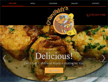 Tablet Screenshot of crawdaddysvisalia.com